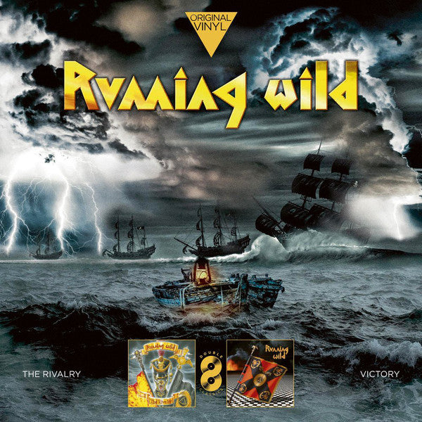 Running Wild ‎– The Rivalry / Victory  2LP