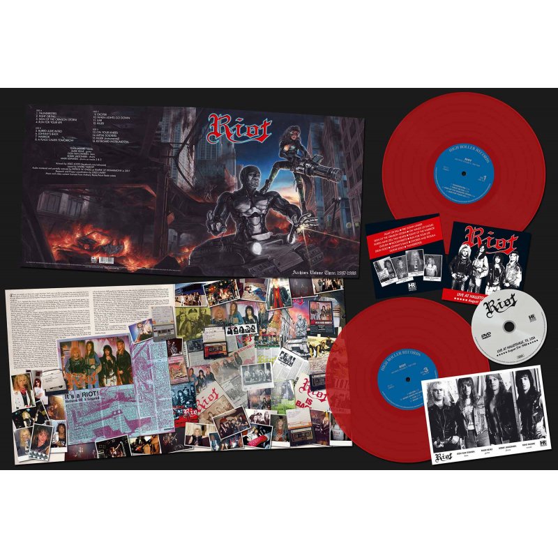 RIOT - Archives Vol.3: 1987-1988 Red Vinyl