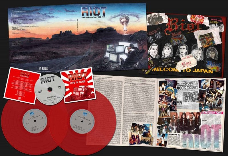 RIOT - Archives Vol.4: 1988-1989 Red Vinyl