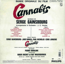 Load image into Gallery viewer, SERGE GAINSBOURG - Bande Originale Du Film Cannabis  OST Vinyl
