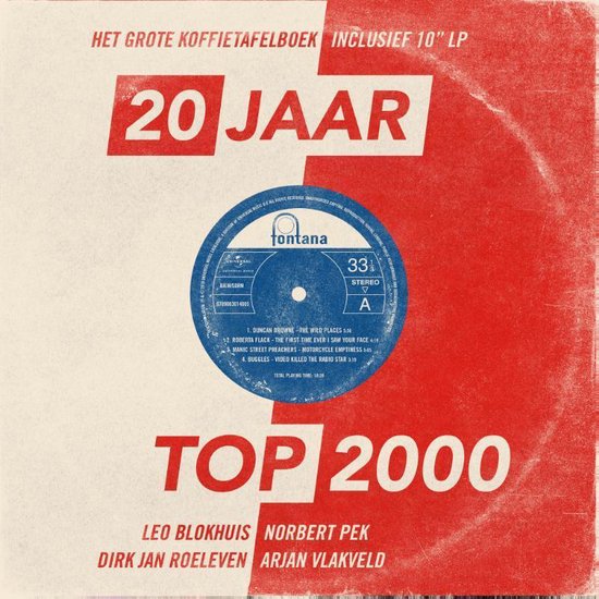 Twintig jaar Top 2000 Boek met 10"