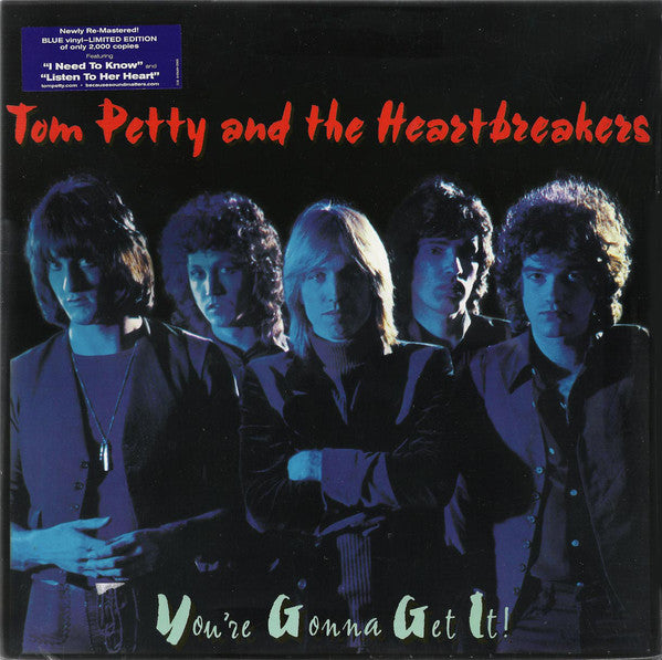 TOM PETTY THE HEARTBREAKERS - You're Gonna Get It!  Blue Vinyl