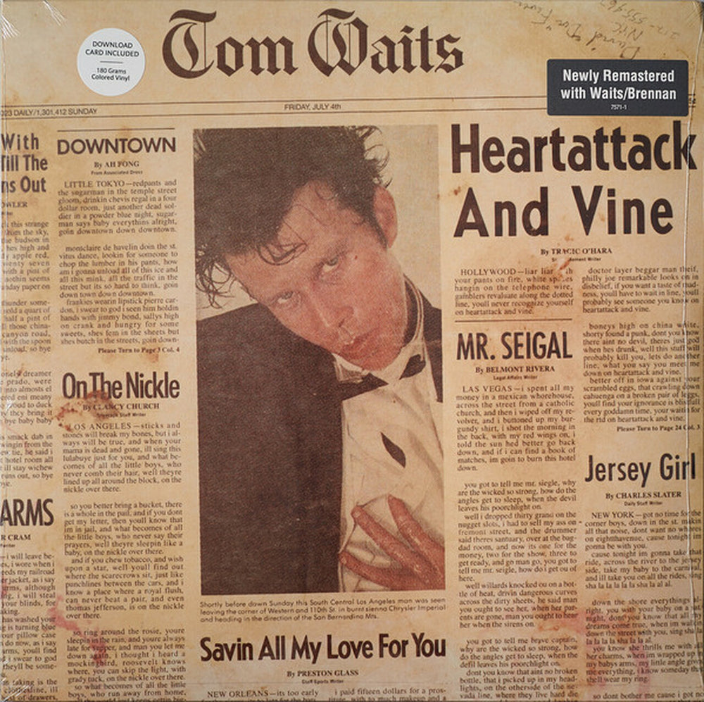 Tom Waits ‎– Heartattack And Vine Vinyl