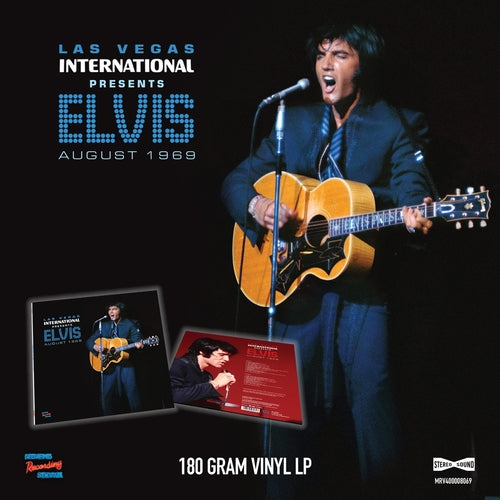 ELVIS PRESLEY - LAS VEGAS INTERNATIONAL PRESENTS ELVIS - AUGUST 1969