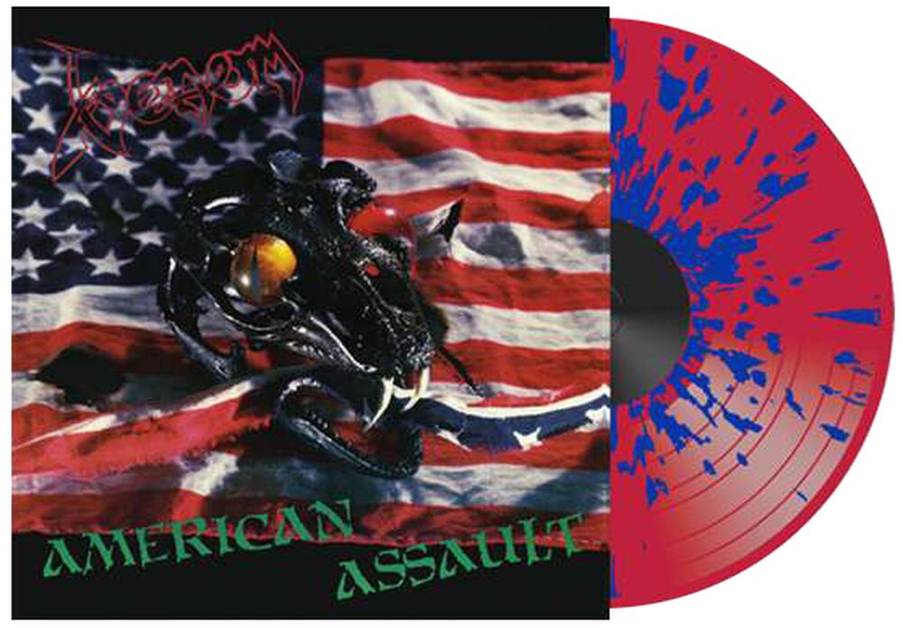 Venom   ‎– American Assault Red Splatter Vinyl