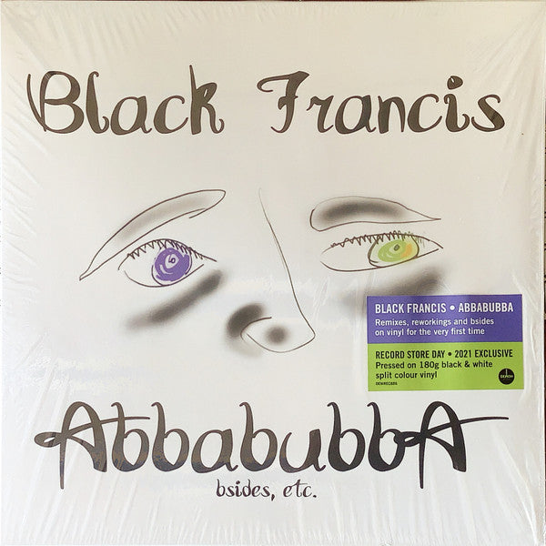 Black Francis – Abbabubba (Bsides, Etc.)  Black & White Vinyl, RSD 2021