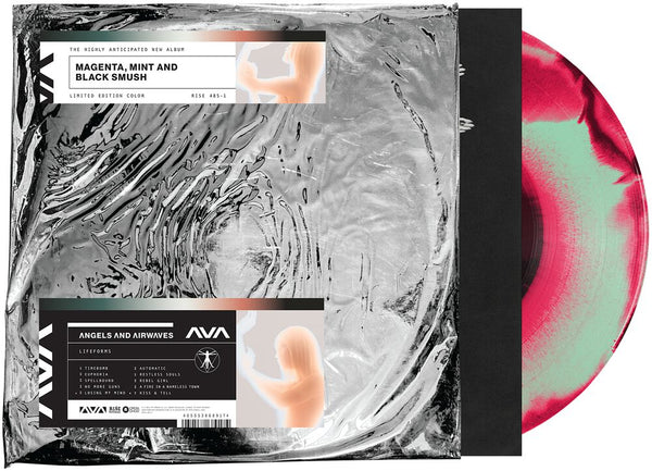 ANGELS & AIRWAVES LIFEFORMS  Magenta, Mint and Black Smush Vinyl