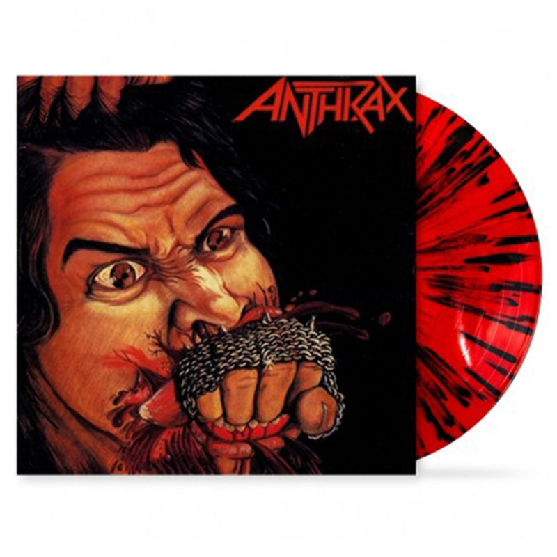 Anthrax ‎– Fistful Of Metal  Magenta/Black Splatter Vinyl