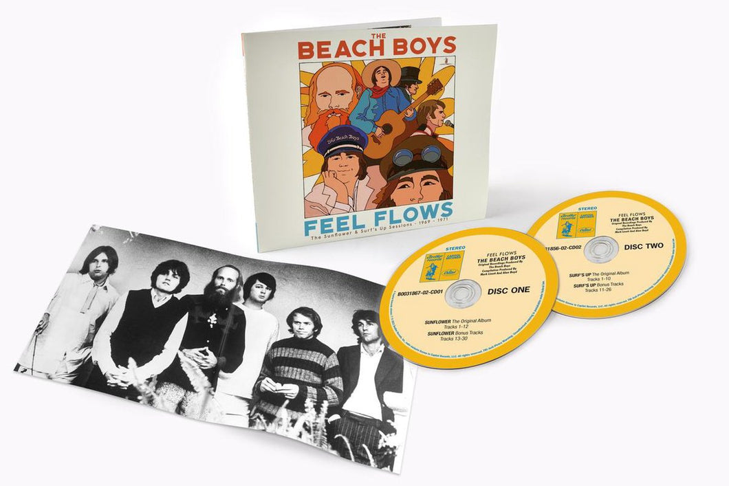 BEACH BOYS FEEL FLOWS: THE SUNFLOWER & SURF'S UP SESSIONS 69-71 2CD