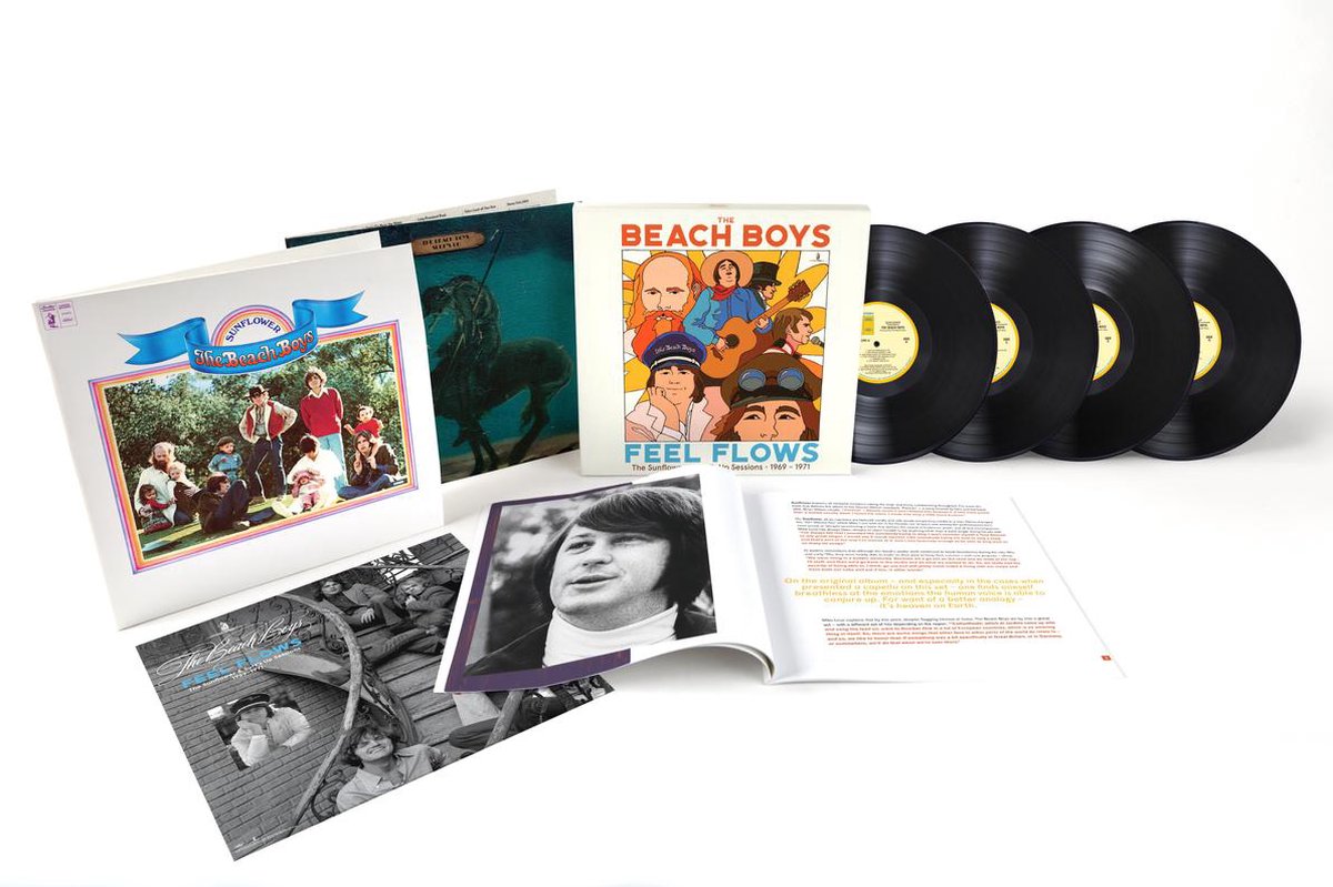BEACH BOYS FEEL FLOWS: THE SUNFLOWER & SURF'S UP SESSIONS 69-71 4LP