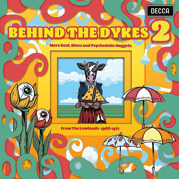 Various – Behind The Dykes 2 - More Beats, Blues And Psychedelic Nuggets From The Lowlands 1966-1971  2LP, RSD 2021, Pink and Light Green Vinyl