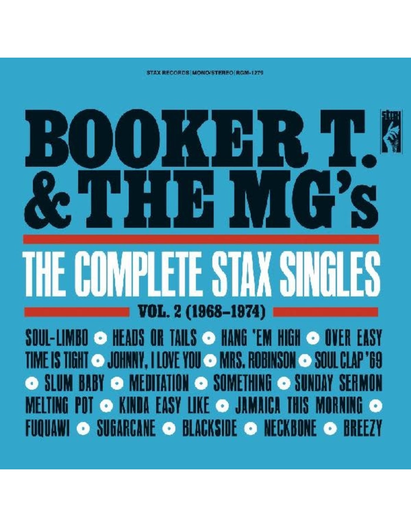 Booker T. & The MG's – The Complete Stax Singles, Vol. 2 (1968-1974)  2LP, Red vinyl, Gatefold