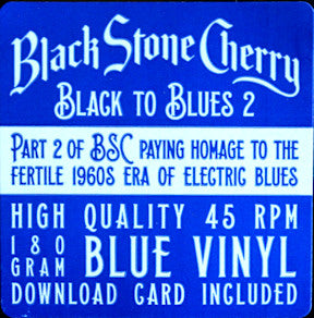 Black Stone Cherry ‎– Black To Blues Volume 2 Coloured Vinyl