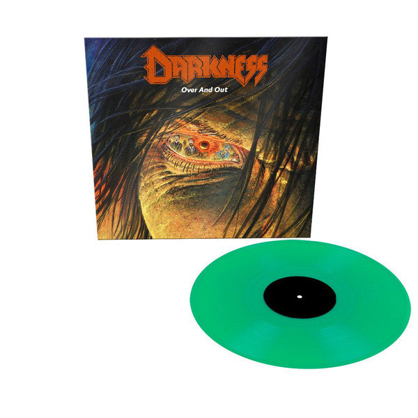 DARKNESS - OVER AND OUT Green Vinyl
