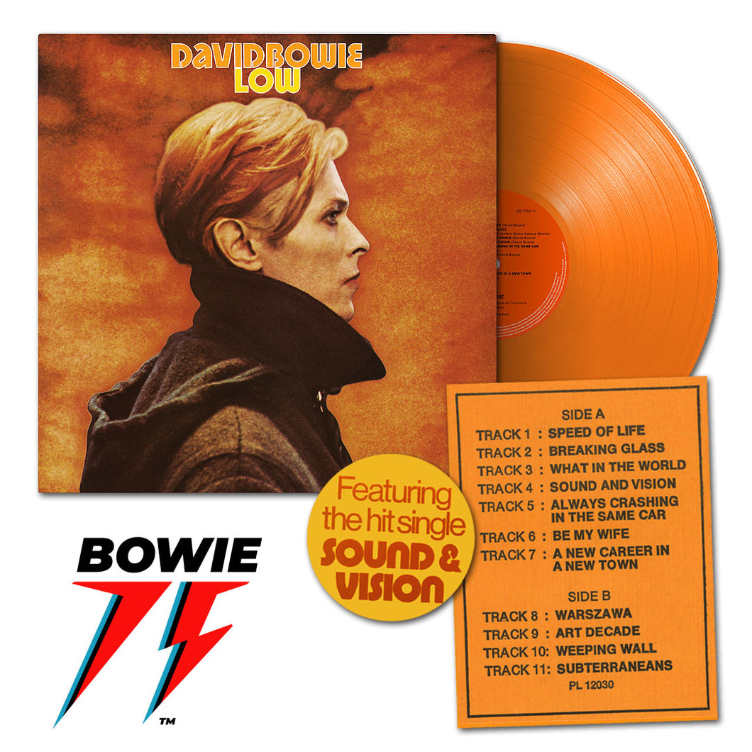 David Bowie - Low 45th   Anniversary Edition Orange Vinyl