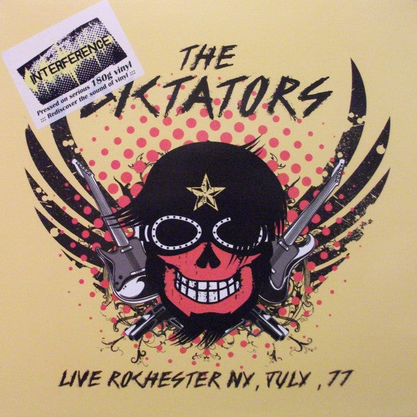 The Dictators – Live Rochester NY, July, 77 Vinyl
