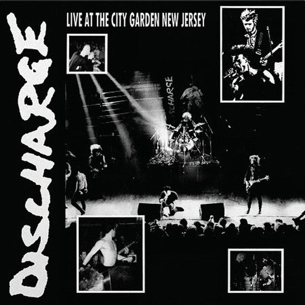 Discharge ‎– Live At The City Garden New Jersey  Clear Vinyl