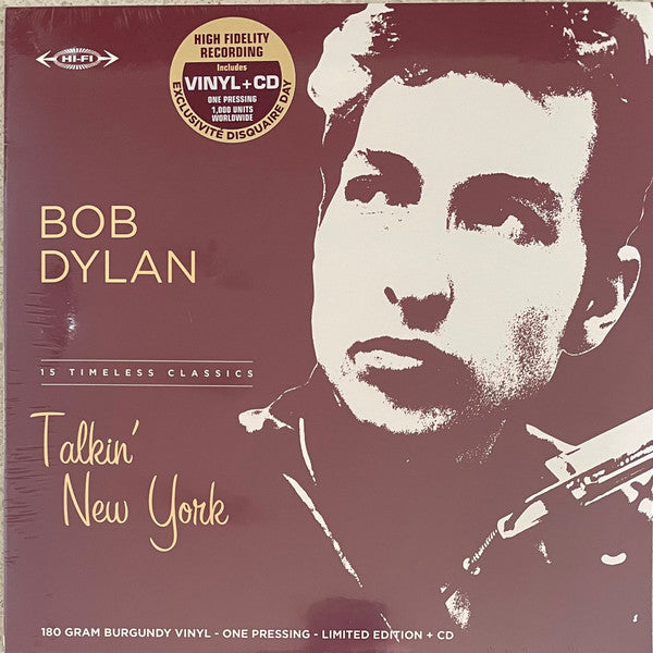 Bob Dylan ‎– Talkin' New York RSD LP+CD