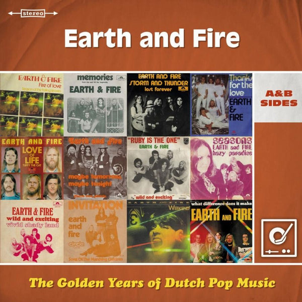 EARTH & FIRE - The Golden Years Of Dutch Pop Music (A&B Sides) 2LP