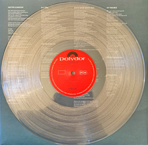 ELBOW Giants of All Sizes  CLEAR Vinyl