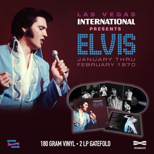 ELVIS PRESLEY- LAS VEGAS INTERNATIONAL PRESENTS ELVIS - 1970 2LP   Vinyl