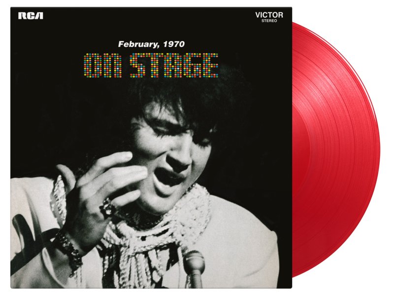 Elvis Presley ‎– On Stage (February, 1970) Numbered Red Vinyl