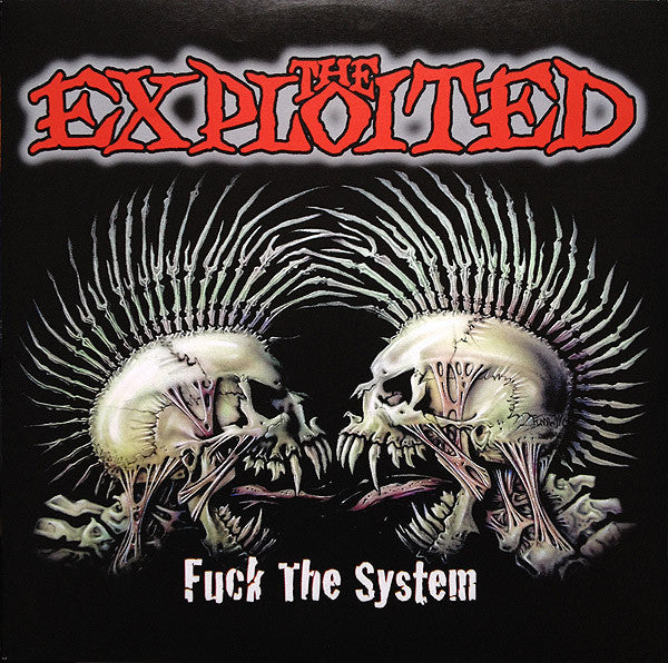 The Exploited ‎– Fuck The System  2LP Black Vinyl