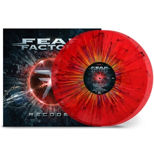 FEAR FACTORY -  RECODED    Transparent Red Rainbow Splatter Vinyl
