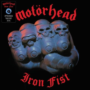 MOTORHEAD - IRON FIST  Black & Blue Swirl