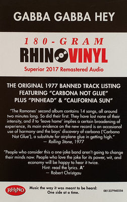 Ramones ‎– Leave Home Vinyl