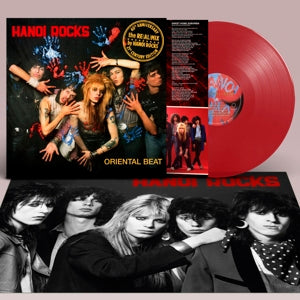 HANOI ROCKS - ORIENTAL BEAT Blood Red Vinyl
