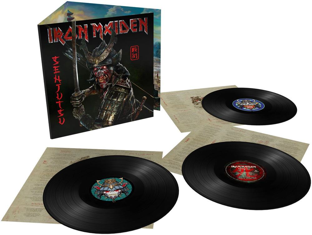 IRON MAIDEN - SENJUTSU 3LP Black vinyl