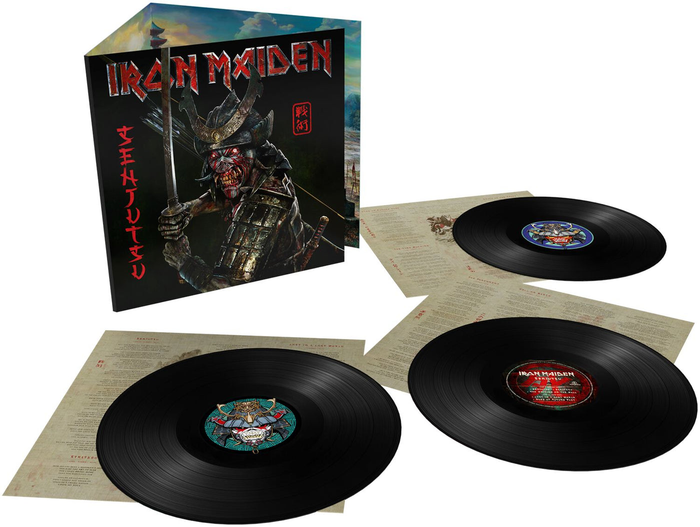 IRON MAIDEN - SENJUTSU 3LP Black vinyl