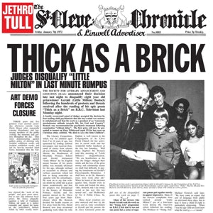 JETHRO TULL - THICK AS A BRICK  50TH ANNIVERSARY, HALF-SPEED MASTER