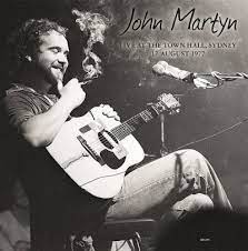 JOHN MARTYN - LIVE AT THE TOWN HALL, SIDNEY AUGUST 1977 Vinyl