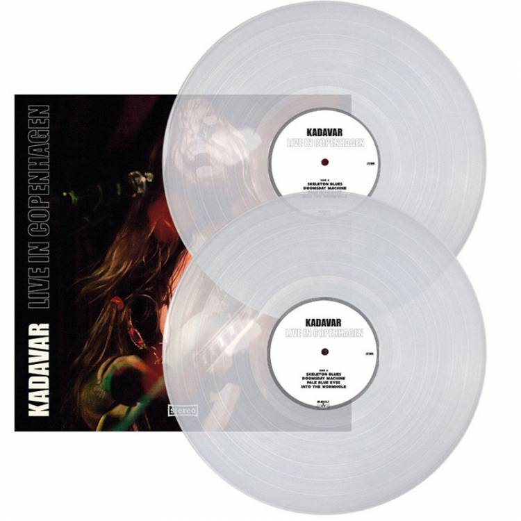 Kadavar – Live In Copenhagen 2LP Clear Vinyl