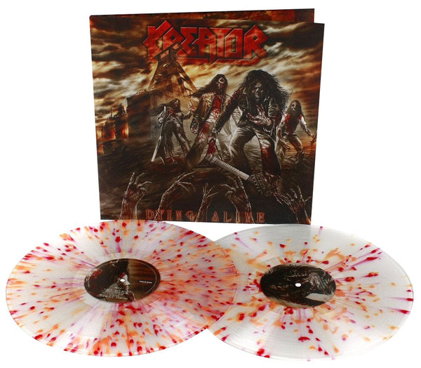 Kreator – Dying Alive    2LP       Clear Red Orange Splatter Vinyl