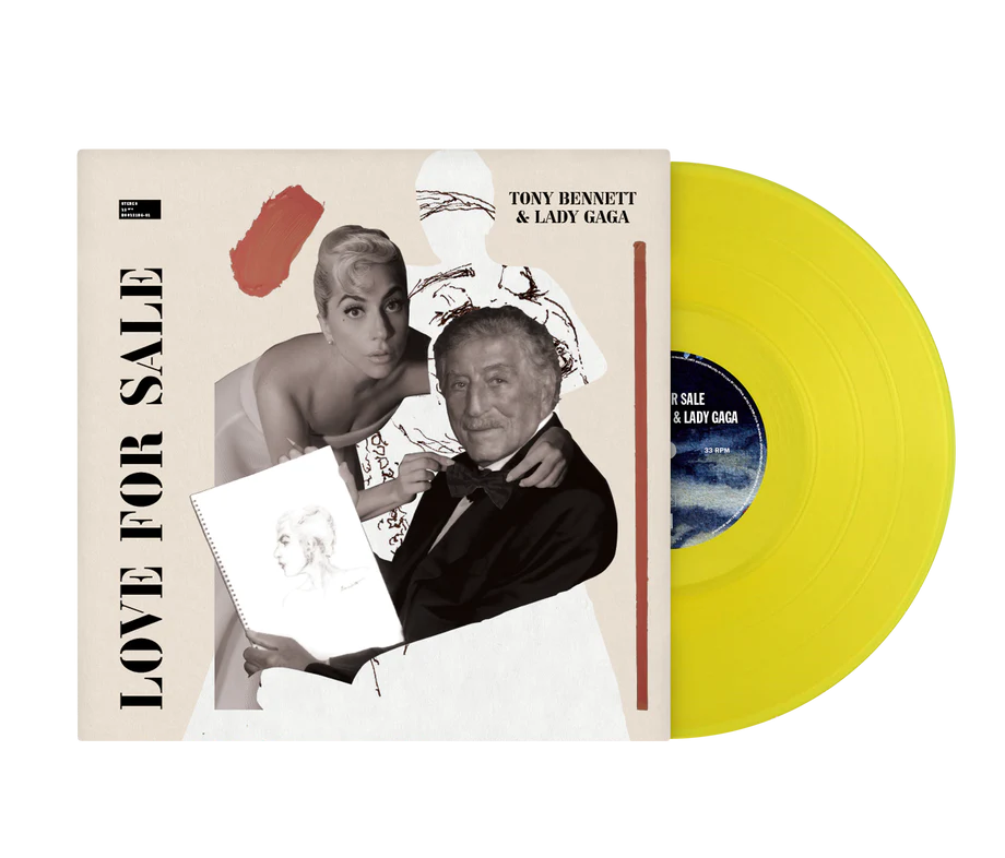 Tony Bennett & Lady Gaga – Love For Sale  Yellow Transparent Vinyl