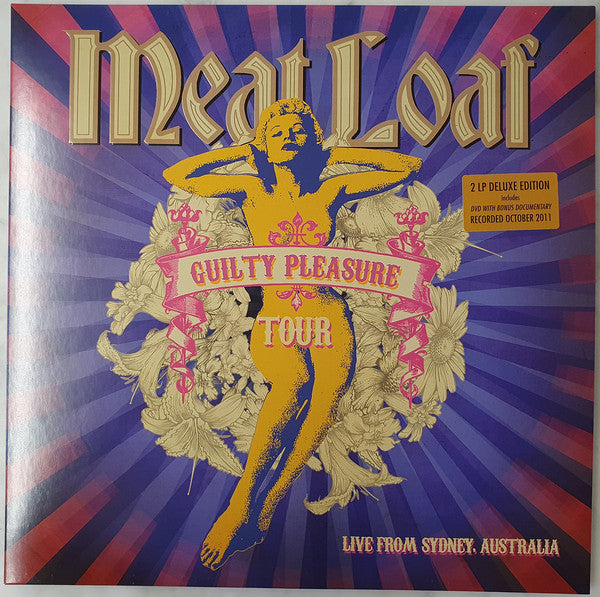 MEAT LOAF - Guilty Pleasure Tour - Live From Sydney Australia 2LP Coloured Vinyl