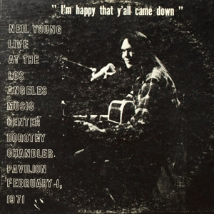 NEIL YOUNG DOROTHY CHANDLER PAVILION 1971  VINYL