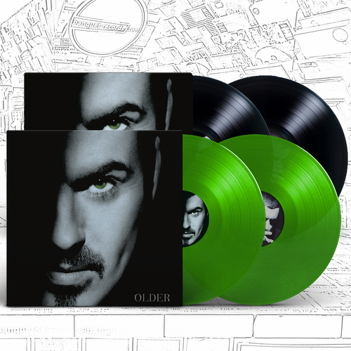 GEORGE MICHAEL - OLDER 2LP Green Vinyl