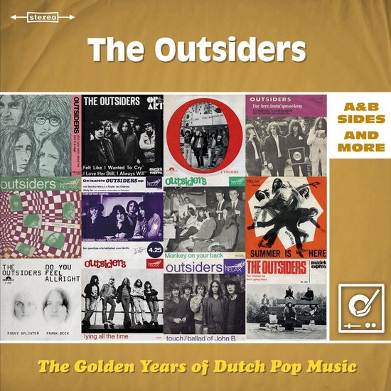 THE OUTSIDERS - The Golden Years Of Dutch Pop Music (A&B Sides And More) 2LP