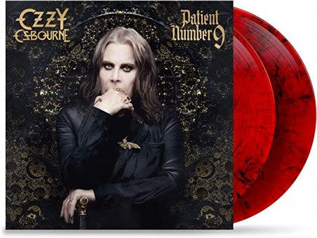 OZZY OSBOURNE - PATIENT NUMBER 9 Transparent Red & Black Marble