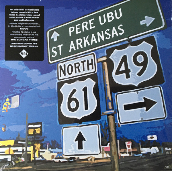 Pere Ubu – St. Arkansas  Deep Blue Vinyl