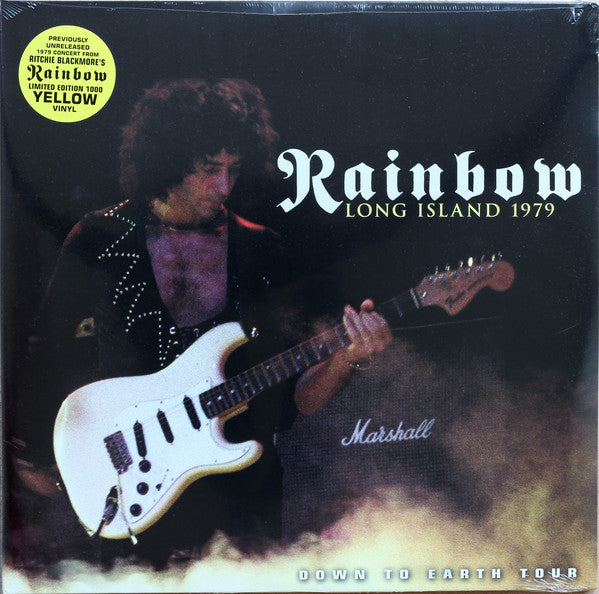 Rainbow – Long Island 1979 Down To Earth Tour  2LP, Yellow Vinyl