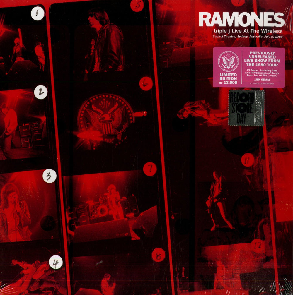RAMONES - TRIPLE J LIVE AT THE WIRELESS CAPITOL THEATRE, SYDNEY, AUSTRALIA, JULY 8, 1980