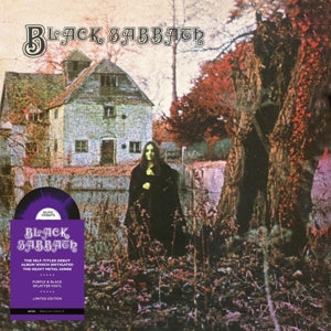 BLACK SABBATH - BLACK SABBATH  Purple and Black Splattered Vinyl