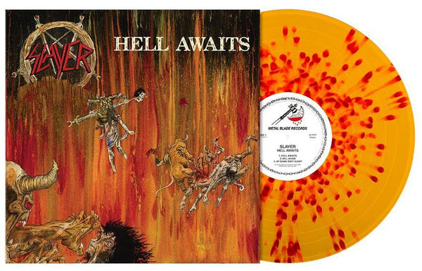 Slayer – Hell Awaits  Orange Red Splatter Vinyl