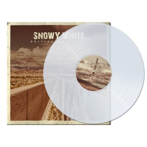 SNOWY WHITE - DRIVING ON THE 44  CLEAR VINYL