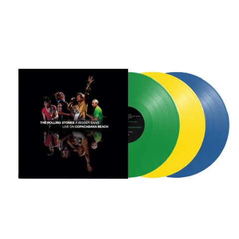 ROLLING STONES - A BIGGER BANG - LIVE ON COPACABANA BEACH 3LP Coloured Vinyl